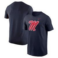 Men's Nike Navy Ole Miss Rebels Logo T-Shirt