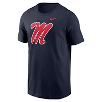 Men's Nike Navy Ole Miss Rebels Logo T-Shirt