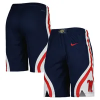 Short de basket-ball Nike Ole Miss Rebels Replica Performance pour homme, bleu marine