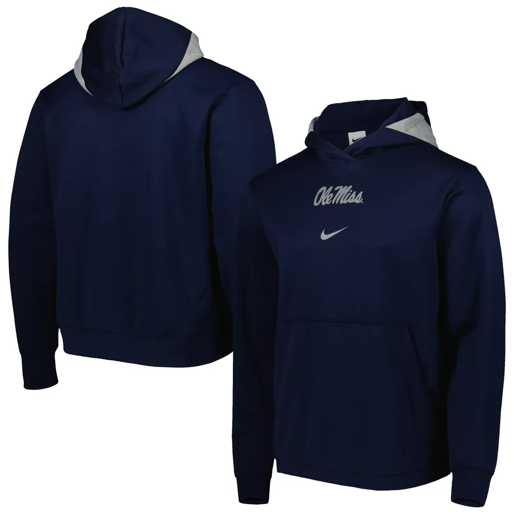 Sweat à capuche Nike Ole Miss Rebels Spotlight Performance pour homme - Bleu marine