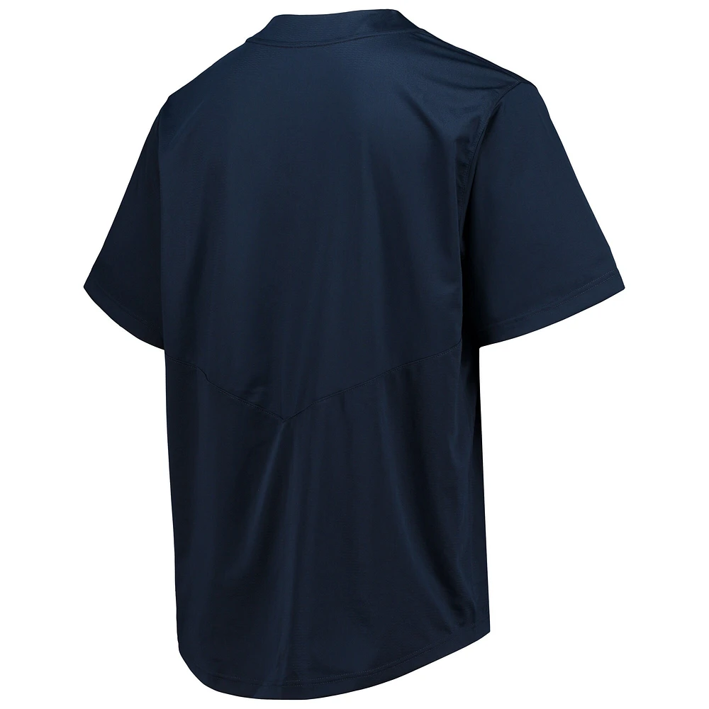 Men's Nike Navy Ole Miss Rebels Two-Button Replica Baseball Jersey