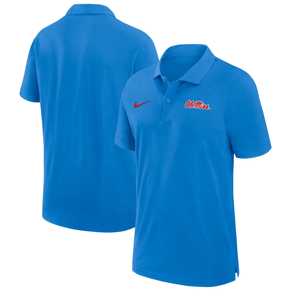 Polo Nike Powder Blue Ole Miss Rebels Performance pour homme