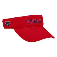 Men's Nike Red Ole Miss Rebels 2025 On-Field Ace Performance Adjustable Visor