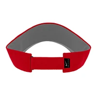 Men's Nike Red Ole Miss Rebels 2025 On-Field Ace Performance Adjustable Visor