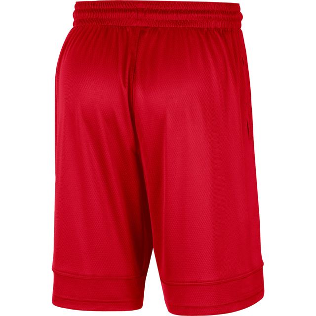 Short Nike rouge Ole Miss Rebels Fast Break Team Performance pour homme