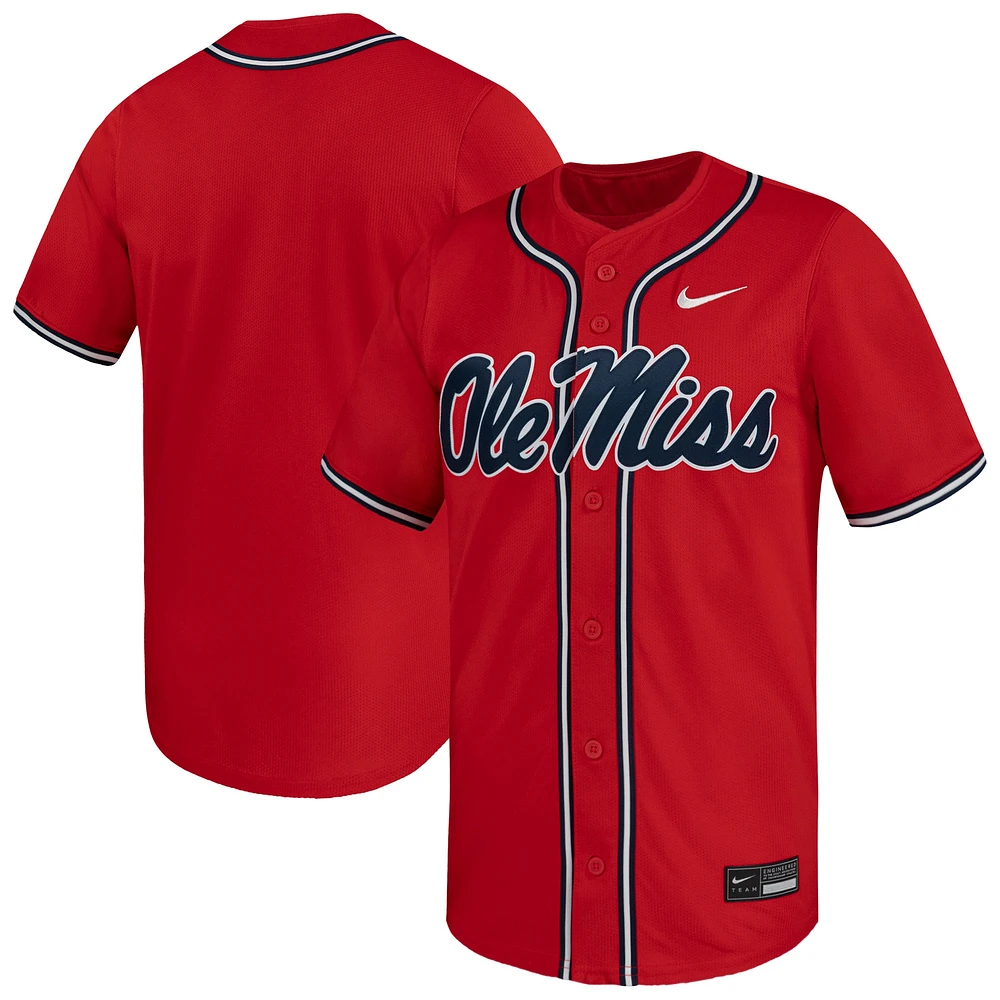 Maillot de baseball Nike rouge Ole Miss Rebels Limited pour homme