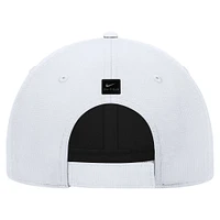 Casquette réglable Nike Ole Miss Rebels 2024 Sideline Club blanche pour homme