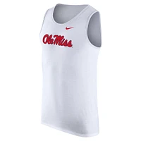 Men's Nike White Ole Miss Rebels Tank Top