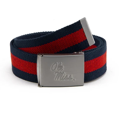 Ceinture en tissu Ole Miss Rebels pour hommes