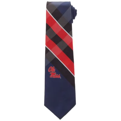 Ole Miss Rebels Woven Poly Grid Tie