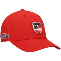 Men's Red Ole Miss Rebels Nation Shield Snapback Hat