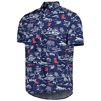 Men's Reyn Spooner Navy Ole Miss Rebels Performance Button-Down Shirt