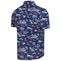Men's Reyn Spooner Navy Ole Miss Rebels Performance Button-Down Shirt