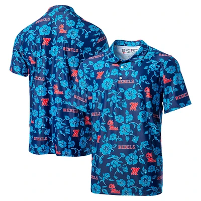 Polo Reyn Spooner bleu marine Ole Miss Rebels Performance pour hommes