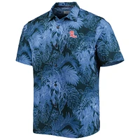 Men's Tommy Bahama Navy Ole Miss Rebels Coast Luminescent Fronds IslandZone Button-Up Camp Shirt