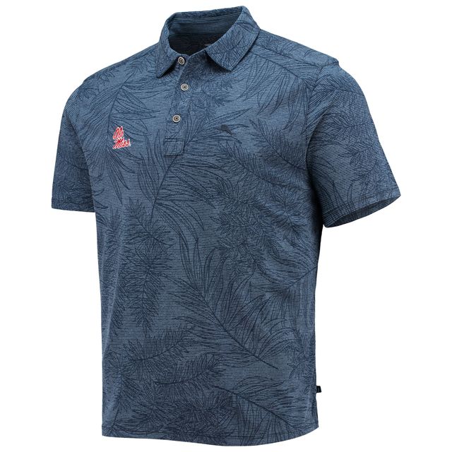 Polo de plage Tommy Bahama pour hommes Ole Miss Rebels Palmetto bleu marine