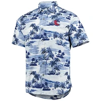 Men's Tommy Bahama Navy Ole Miss Rebels Tropical Horizons Button-Up Shirt