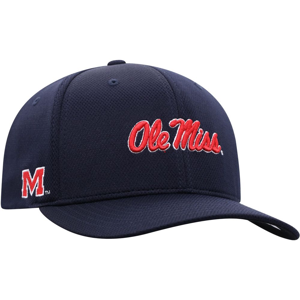 Men's Top of the World Navy Ole Miss Rebels Reflex Logo Flex Hat