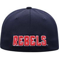 Men's Top of the World Navy Ole Miss Rebels Reflex Logo Flex Hat