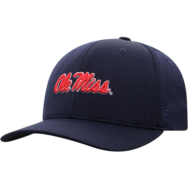 Chapeau flex Ole Miss Rebels Reflex Logo bleu marine pour hommes Top of the World