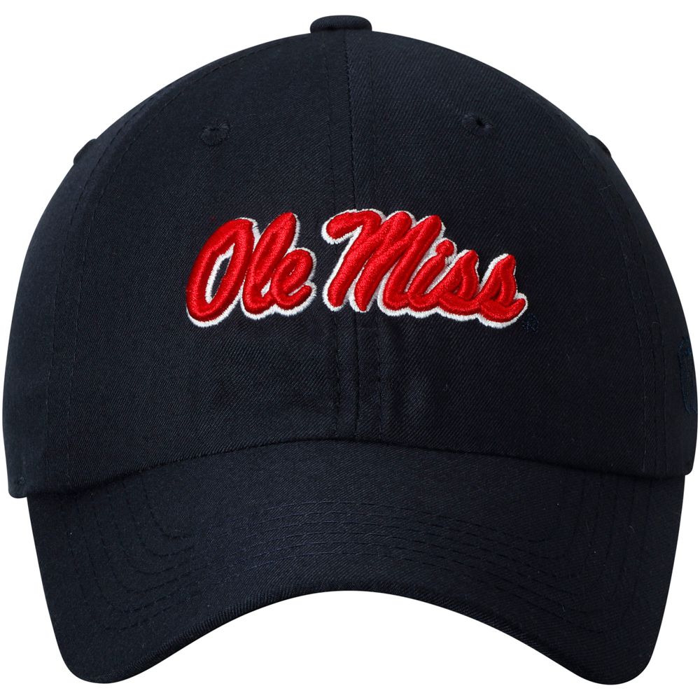 Men's Top of the World Navy Ole Miss Rebels Staple Adjustable Hat