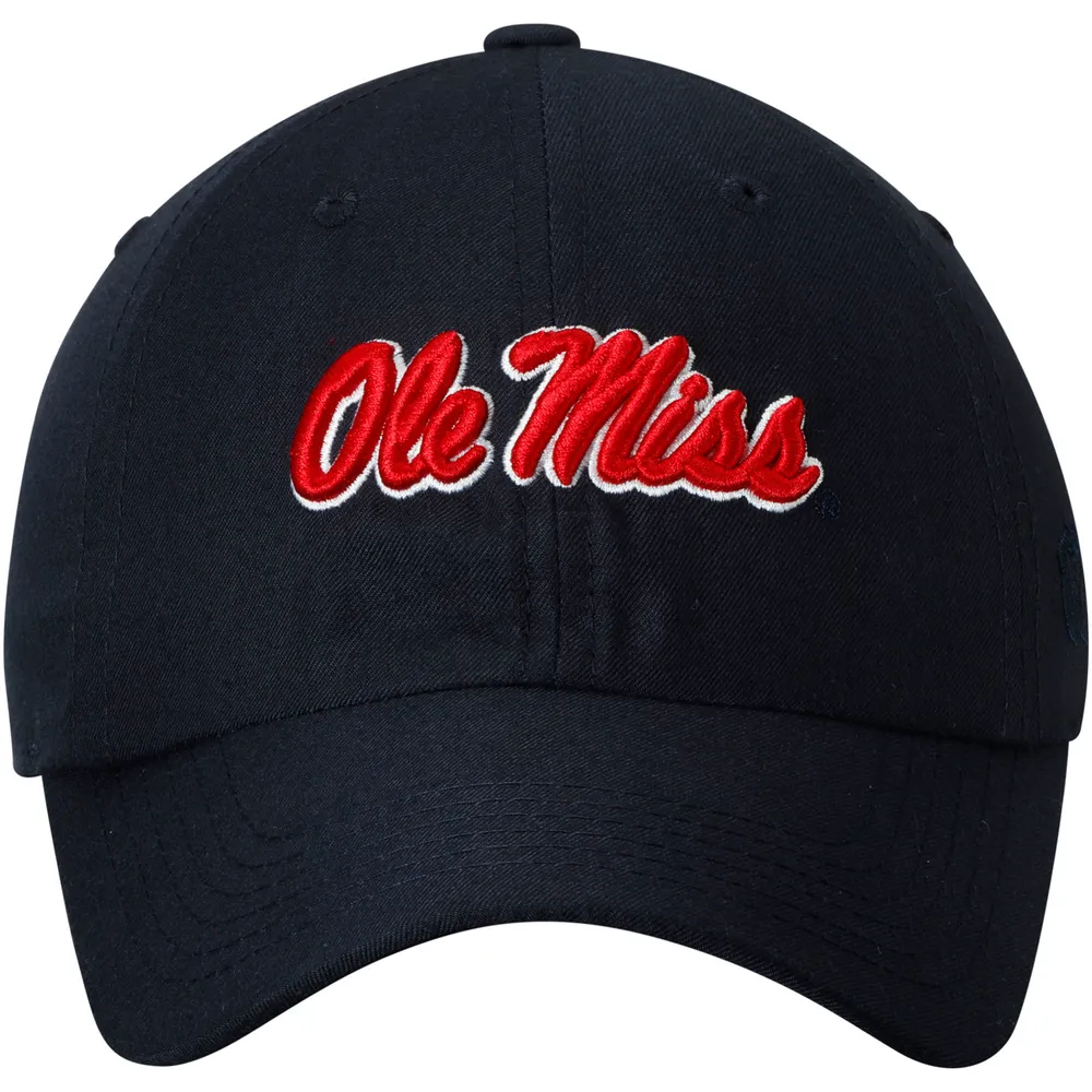 Chapeau ajustable Ole Miss Rebels bleu marine Top of the World pour hommes