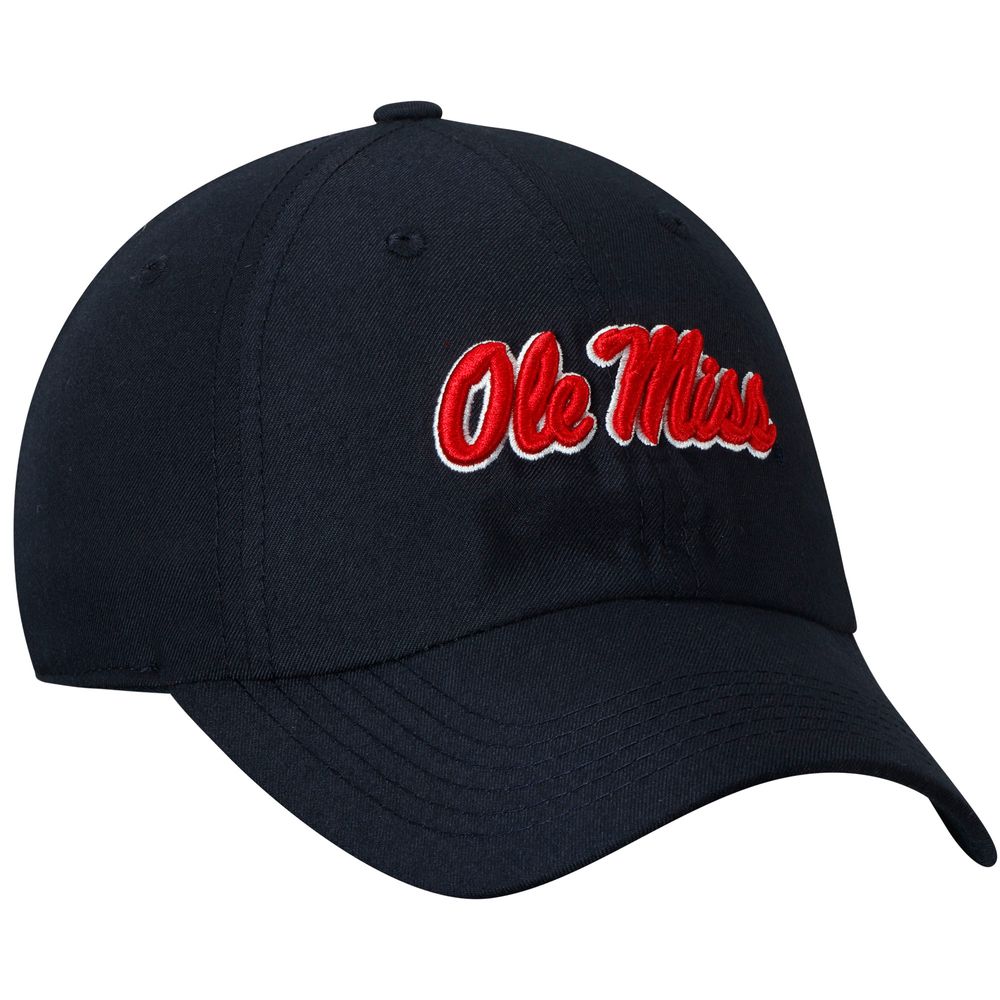 Men's Top of the World Navy Ole Miss Rebels Staple Adjustable Hat