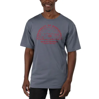 Ole Miss Rebels Uscape Apparel Garment Dyed T-Shirt