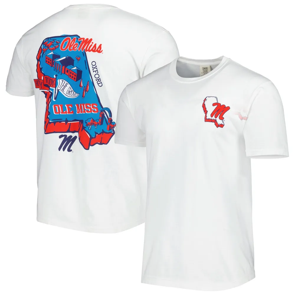 Champion Ole Miss Rebels Long Sleeve Baseball Jersey Shirt Youth Boys XL  Red