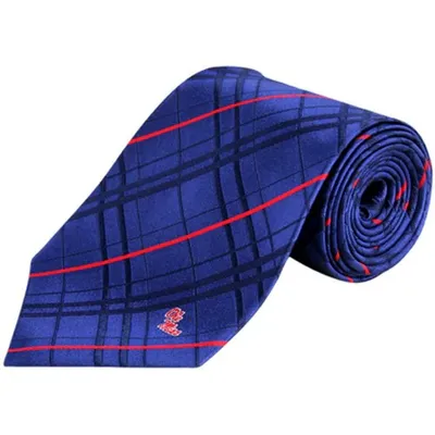 Mississippi Rebels Royal Blue Oxford Woven Silk Tie