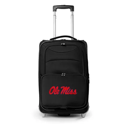 Ole Miss Rebels MOJO 21" Softside Rolling Carry-On Suitcase - Black