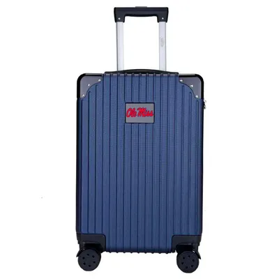 Ole Miss Rebels MOJO Premium 21'' Carry-On Hardcase Luggage - Navy