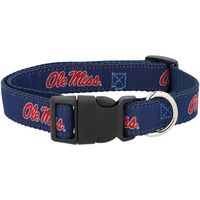 Ole Miss Rebels 1" Regular Dog Collar