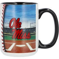 Ole Miss rebelles 15 oz. Tasse de base-ball