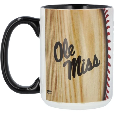 Ole Miss rebelles 15 oz. Tasse de base-ball