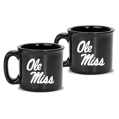 Ole Miss Rebels 2-Piece 12oz. Ceramic Campfire Mug Set