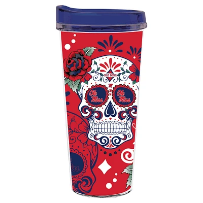 Ole Miss Rebelles 22oz. Gobelet Día de los Muertos