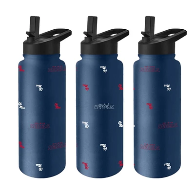 Bouteille de boisson rafraîchissante Ole Miss Rebels de 34 oz
