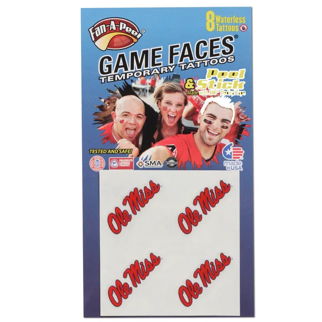 Denver Broncos 6-Pack Mini-Cals Face Decals