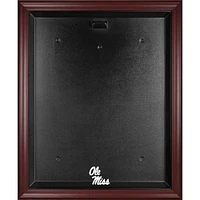 Ole Miss Rebels Mahogany Framed Logo Jersey Display Case