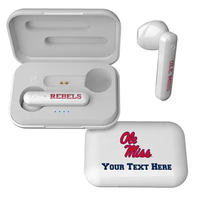 Ole Miss Rebels Personalized True Wireless Earbuds