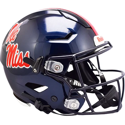 Casque authentique Riddell Speed ​​Flex des Rebels d'Ole Miss