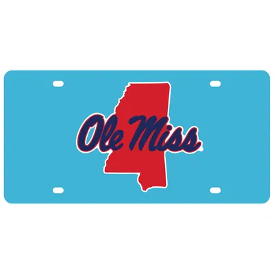 Ole Miss Rebels State Pride License Plate