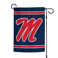 Drapeau de jardin double face WinCraft Ole Miss Rebels 12" x 18"