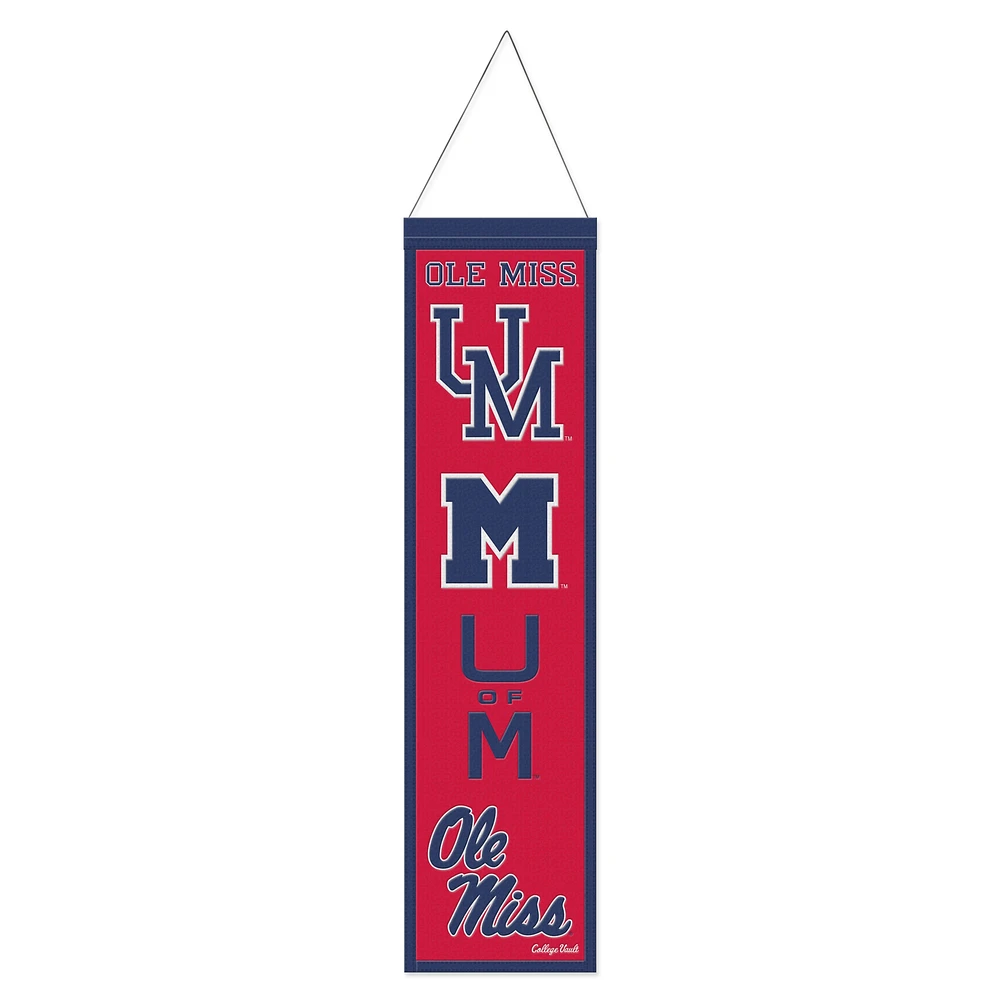 WinCraft  Ole Miss Rebels 8" x 32" College Vault Evolution Banner