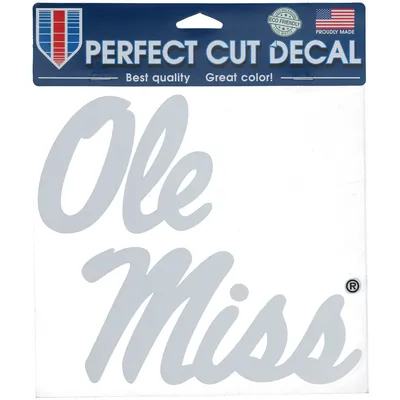 Décalcomanie transparente WinCraft Ole Miss Rebels 8'' x 8''