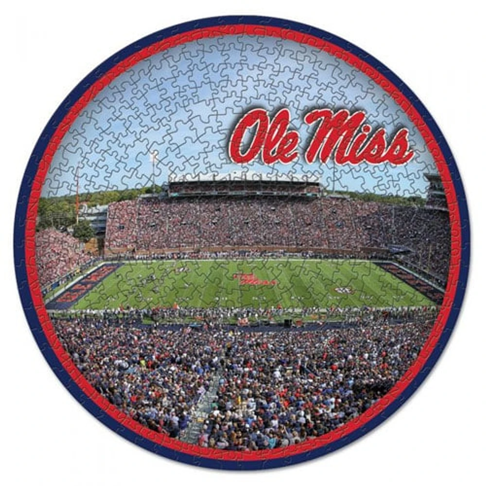 WinCraft Ole Miss Rebels Puzzle rond 500 pièces