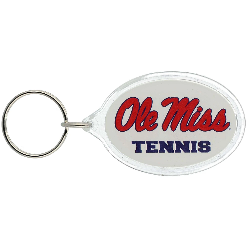 WinCraft Ole Miss Rebels Tennis Oval Key Ring