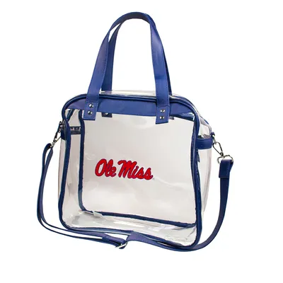 Ole Miss Rebels Women's Clear Tote Bag - Blue