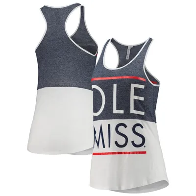 Lids Cleveland Indians Touch Women's Rebel Ombre Tri-Blend Racerback Tank  Top - Navy